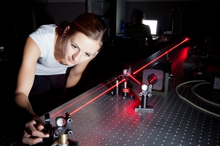 Versuch mit Laser Versuch mit Laser